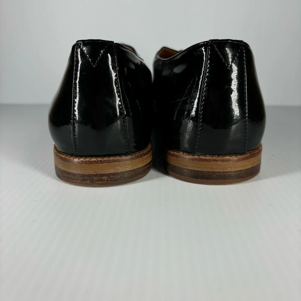 1937 Footwear Shoes Mens 9 Patent Leather Lace up Classic Dress Work Church Slip